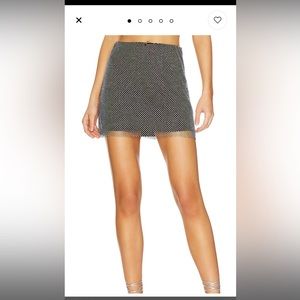 Steve Madden iridescent diamente skirt size small never worn